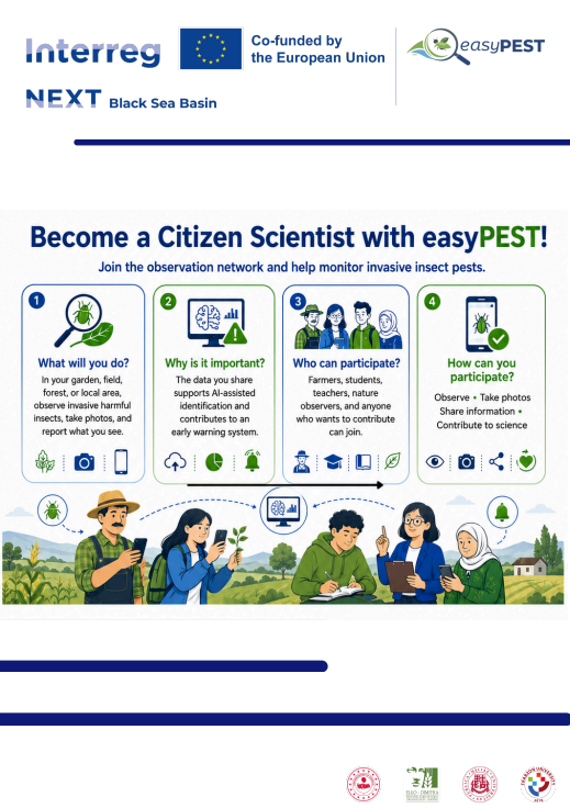 Become  a Citizen Scientist for the easyPEST